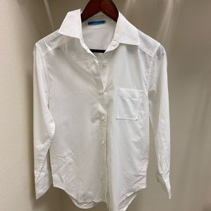 alice + olivia White Button Shirt